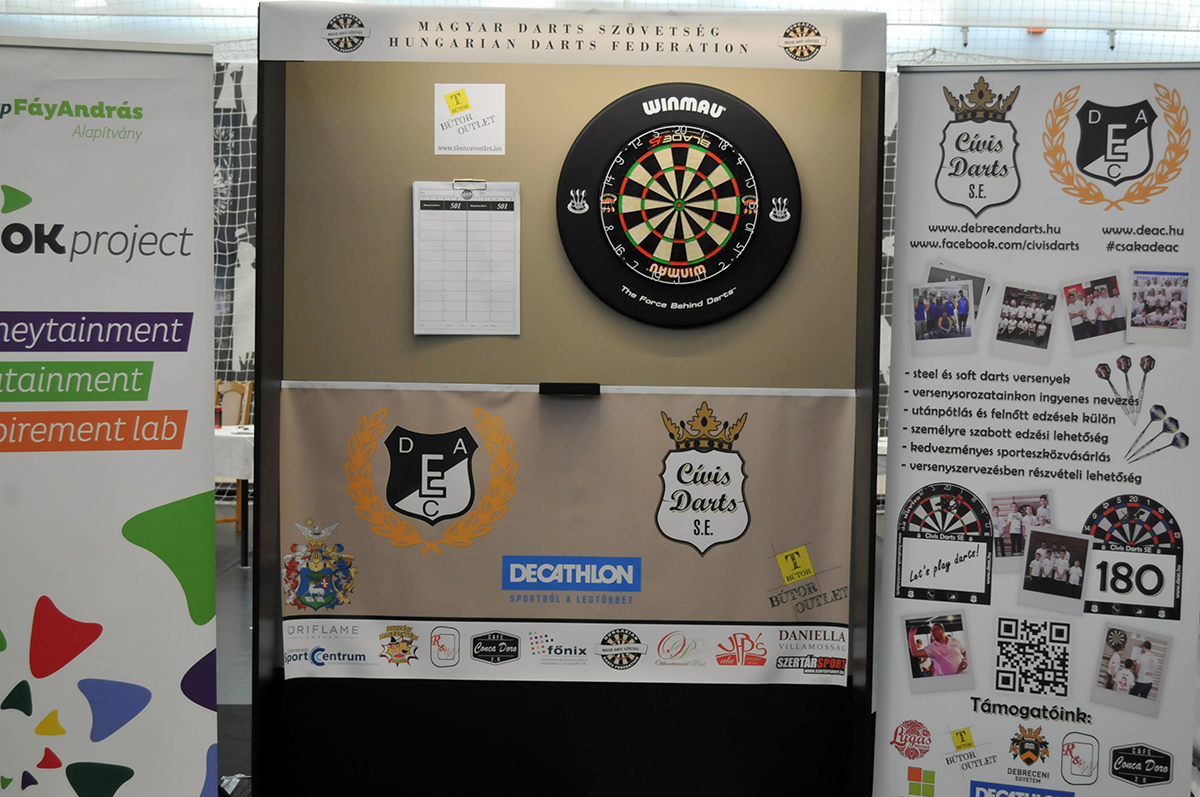 Debrecenben tartották a darts Steel Nemzeti Bajnokság hatodik fordulóját